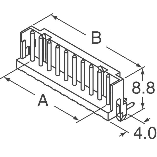 1-292253-0 TE Connectivity AMP Connectors  Headers Male Pins